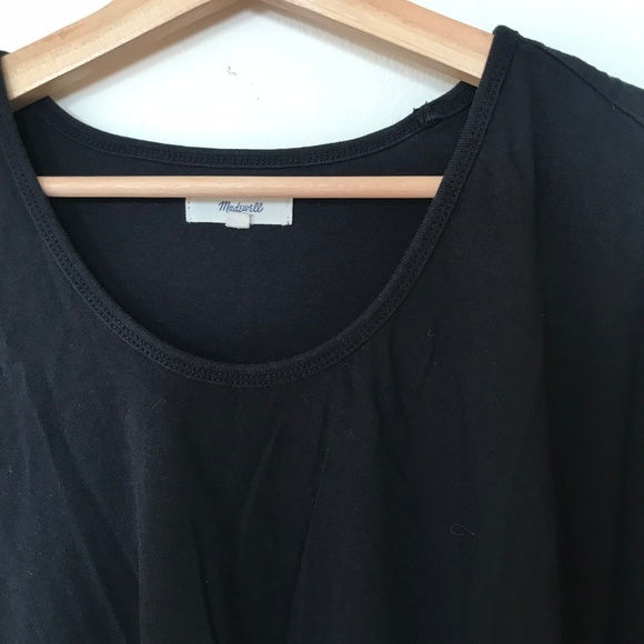 Madewell Crinkle-Wash Scoop Neck Tee - Picture 2 of 3